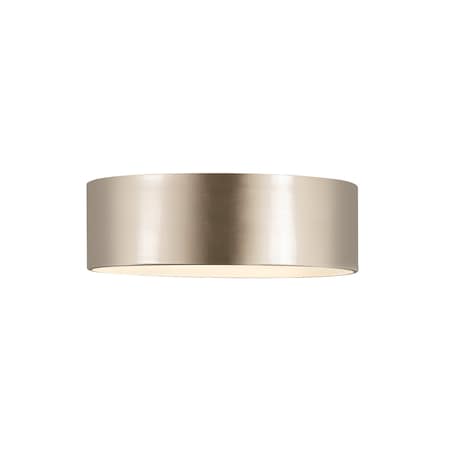 Z-Lite Harley 3 Light Flush Mount, Brushed Nickel 2302F3-BN